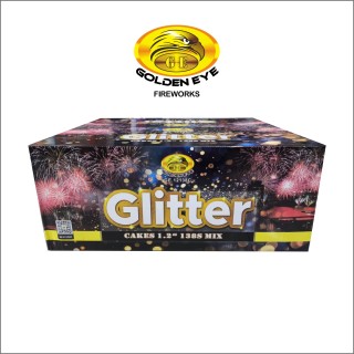 Kembang Api Glitter Cakes 1.2 inch 138 Shots - GE12138C